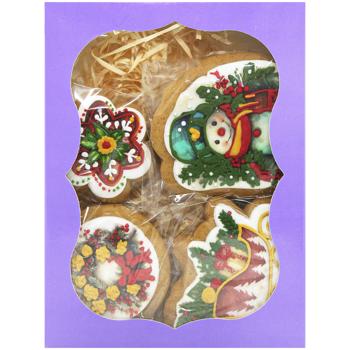 Dobryk Sweet New Year's Moments Gingerbread Set 4pcs - buy, prices for Auchan - photo 2