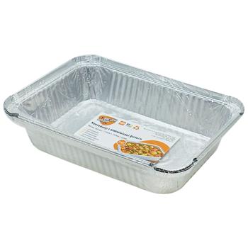 Vyhidno Shchodnia Aluminium Foil Container 960ml 3pcs - buy, prices for Chudo Market - photo 1