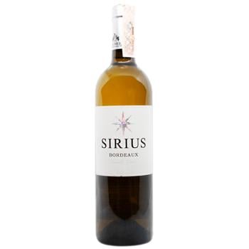 Вино Maison Sichel Sirius Bordeaux Blanc біле сухе 12.5% 0.75л