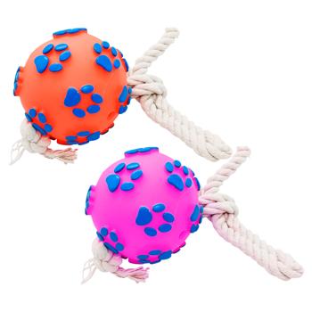 Ball with Rope Toy for Dogs 32cm - buy, prices for - photo 1