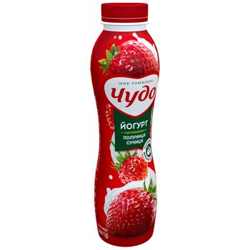 Йогурт Чудо Полуниця-суниця 2,5% 520г - купити, ціни на КОСМОС - фото 2