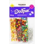 Посыпка кондитерская Добрик Премиум перламутровая 24г