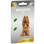 Таблетки для собак PROVET МОКСІСТОП МИДИ 1 таблетка на 10 кг (для лікування і профілактики гельмінтозів) 2шт