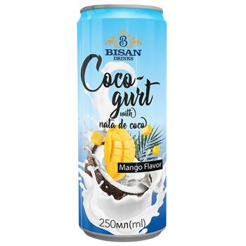 Bisan Drinks Cocogurt Drink with Mango Flavor 250ml - buy, prices for Chudo Market - photo 1