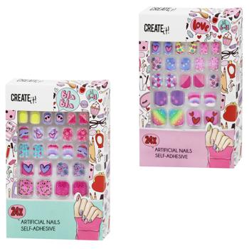 Набор накладных ногтей Create It! в ассортименте - купить, цены на NOVUS - фото 1
