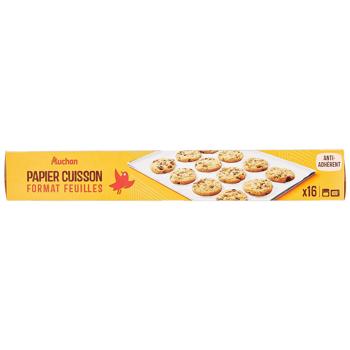 Auchan Non-stick Baking Paper 16 Sheets