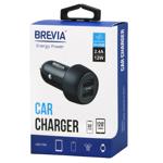 Зарядное устройство автомобильное Brevia ePower DualDrive 2хUSB 12Вт черный
