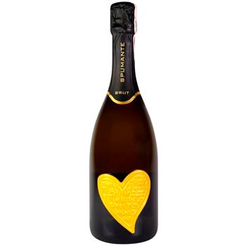 Amami Spumante White Brut Sparkling Wine 11.5% 0.75l