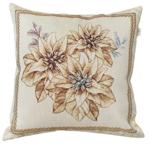 Provans Golden Holiday Three Flowers Tapestry Pillow 45*45cm