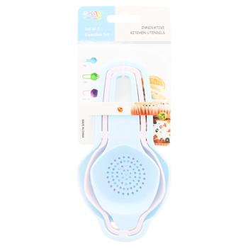 Zed Set Kitchen Utensils Funnel, Tea leaf Strainer, Egg Separator - buy, prices for EKO Market - photo 2