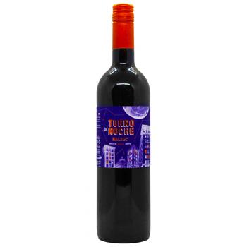 Вино Turno de Noche Malbec червоне сухе 14% 0,75л