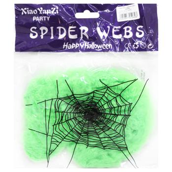 Green Web with Spiders 20g