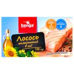 Лосось Banga атлантический в масле 120г