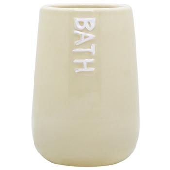 Склянка для зубних щіток Ardesto Prestigio бежева 8,5*12см - купити, ціни на За Раз - фото 1