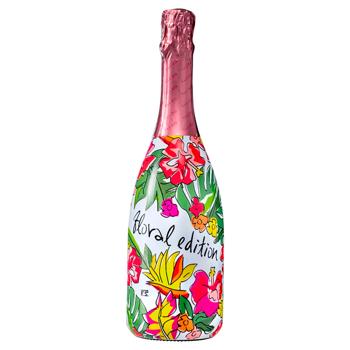 Вино ігристе Vlado Spumante Floral Edition рожеве сухе 12% 0,75л - купити, ціни на Cупермаркет "Харків" - фото 1