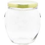 Банка ТО-100 скляна кругла з кришкою 1062мл