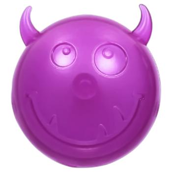 AnimAll Fun Devil Violet Dog Ball with Squeaker 45mm