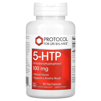 5-гідрокситриптофан Protocol for Life Balance 5-HTP 100мг 90 капсул - купити, ціни на Біотус - фото 1