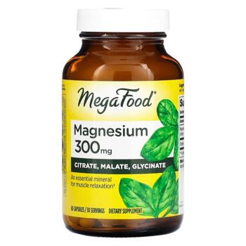 MegaFood Magnesium Citrate, Malate, Glycinate 300mg 60 capsules - buy, prices for Biotus - photo 1