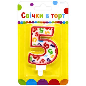 Play with the Light Cake Candle Numeral 5 - buy, prices for METRO - photo 1