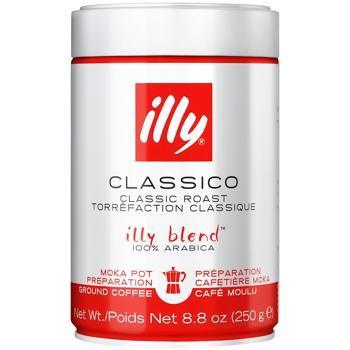 Illy Moka Ground Coffee 250g