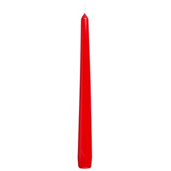 Bolsius Conical Candle 24.5х2.4cm Red