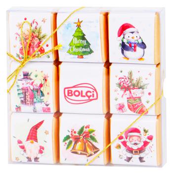 Bolci Christmas Chocolate Tiles Filled with Gianduja 144g - buy, prices for - photo 1