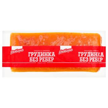 Грудинка Глобино варено-копченая без ребер высший сорт - купить, цены на METRO - фото 1