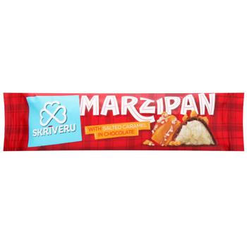 Skriveru Marzipan Bar with Salted Caramel in White Chocolate 40g - buy, prices for WINETIME - photo 1