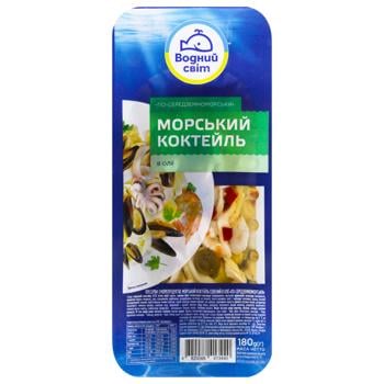 Морской коктейль Водный Мир По-средиземноморски соленый 180г