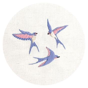 Набір для вишивання "Ластівки" 16см - купити, ціни на Grono - фото 1