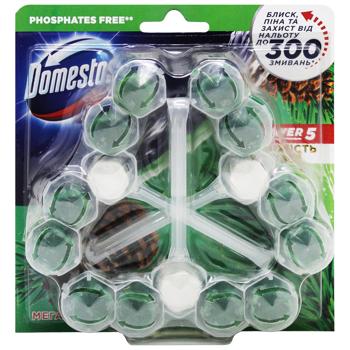 Domestos Power 5 Fresh Pine Needles Toilet Block 3pcs*55g