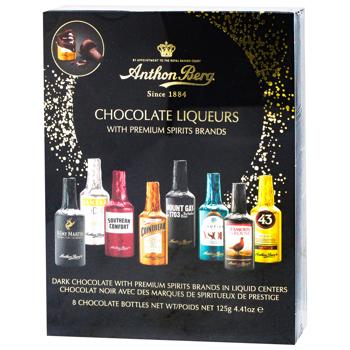 Цукерки Anthon Berg Chocolate Liqueurs шоколадні з лікером 125г - купити, ціни на METRO - фото 1