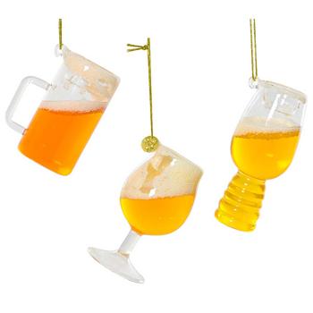 Підвіска Decoris Келих з пивом 5х4х8см в асортименті