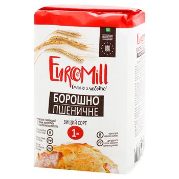 EuroMill Wheat Flour Premium 1kg - buy, prices for ULTRAMARKET - photo 2