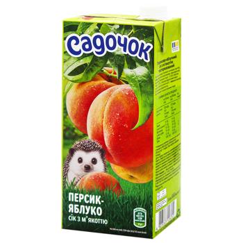 Сік Садочок персик-яблуко 0,95л - купити, ціни на Чудо Маркет - фото 5