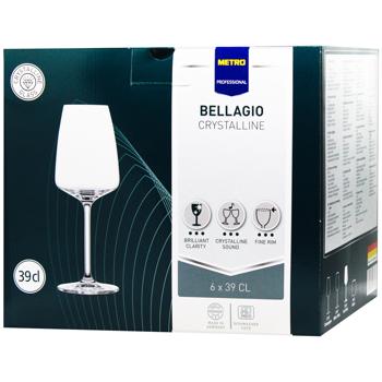 Metro Professional Bellagio White Wine Glass 390ml 6pcs - buy, prices for METRO - photo 1