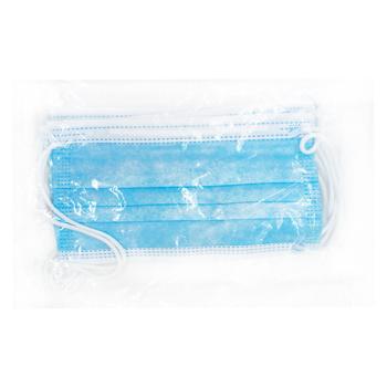 Маска захисна одноразова 5шт - купити, ціни на Чудо Маркет - фото 1