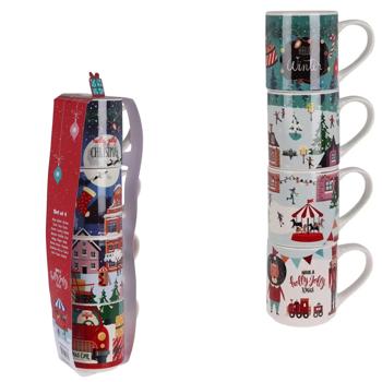 Набір чашок Koopman 265мл 4шт