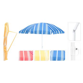 Striped Beach Umbrella 180cm - buy, prices for METRO - photo 1