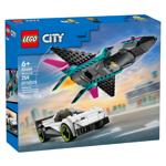 Конструктор Lego City Реактивный самолет против автомобиля