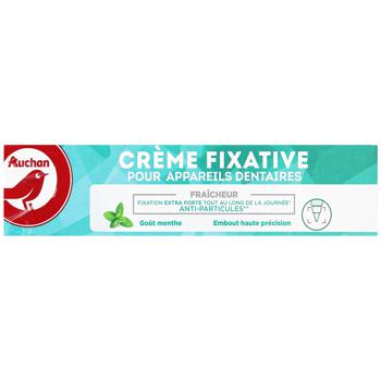 Auchan Fixative Cream for Dentures with Mint Flavour 40g - buy, prices for Auchan - photo 2