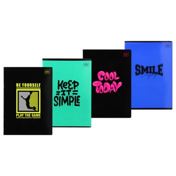 Interdruk Fluo Checkered Notebook A5 60 sheets in Assortment