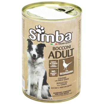 Корм влажный Simba с дичью для собак 415г - купить, цены на Таврия В - фото 1
