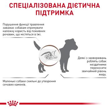Корм сухой Royal Canin Gastrointestinal Low Fat Small для малых собак с заболеваниями желудочно-кишечного тракта 3,5кг - купить, цены на MasterZoo - фото 2