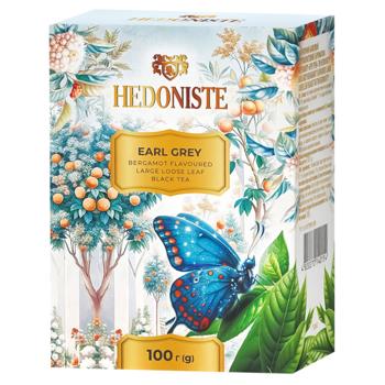 Чай черный Hedoniste Earl Grey с ароматом бергамота 100г