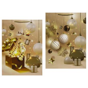 Пакет бумажный Angel Gifts Новогодний 40*55*15см - купить, цены на МегаМаркет - фото 1