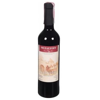 Muzalyoff Cabernet Red Dry Wine 13% 0.75l - buy, prices for - photo 1