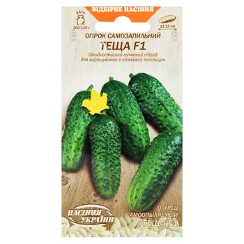 Seeds of Ukraine Teshcha Self-Pollinating Cucumber Seeds 0.25g - buy, prices for - photo 1