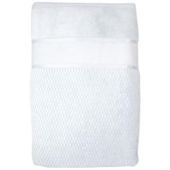 Полотенце Biltex Соти махровое голубой 70х140см - купить, цены на METRO - фото 1